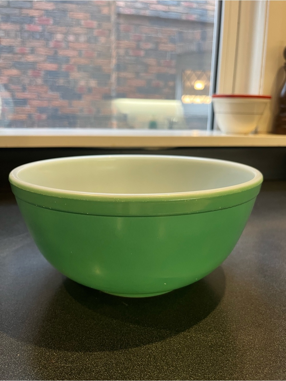 Vintage Pyrex Green Mixing Bowl